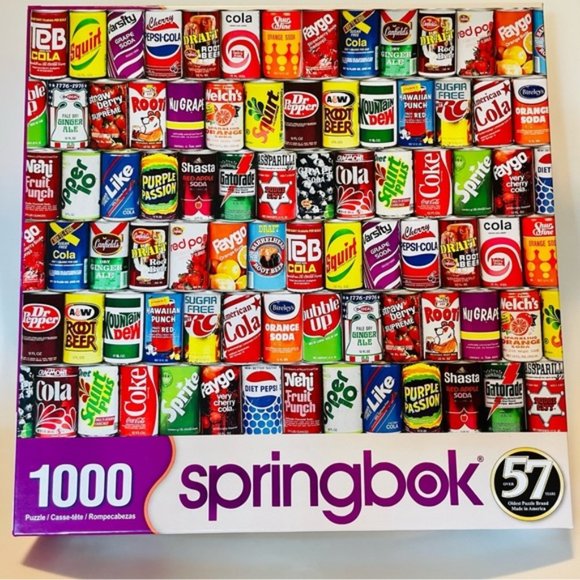 Springbok 1,000 Piece Puzzle | Retro Refreshments - Picture 1 of 3